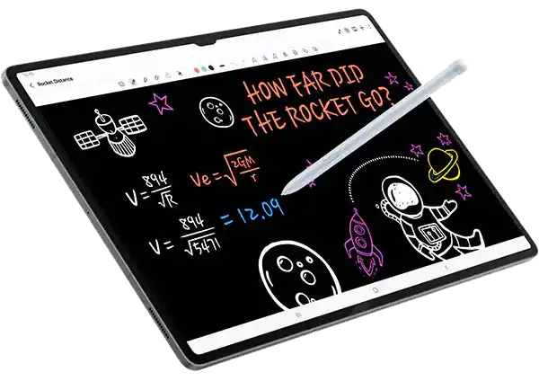 Matematikai segéd és Kézírás-felismerés funkció illusztráció