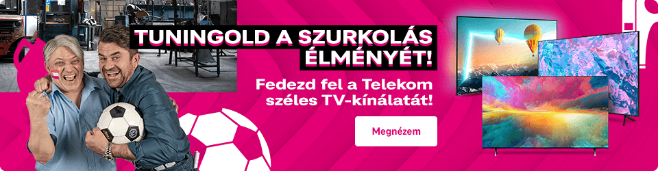 Tuningold a szurkolás élményét! Fedezd fel a Telekom széles TV-kínálatát!