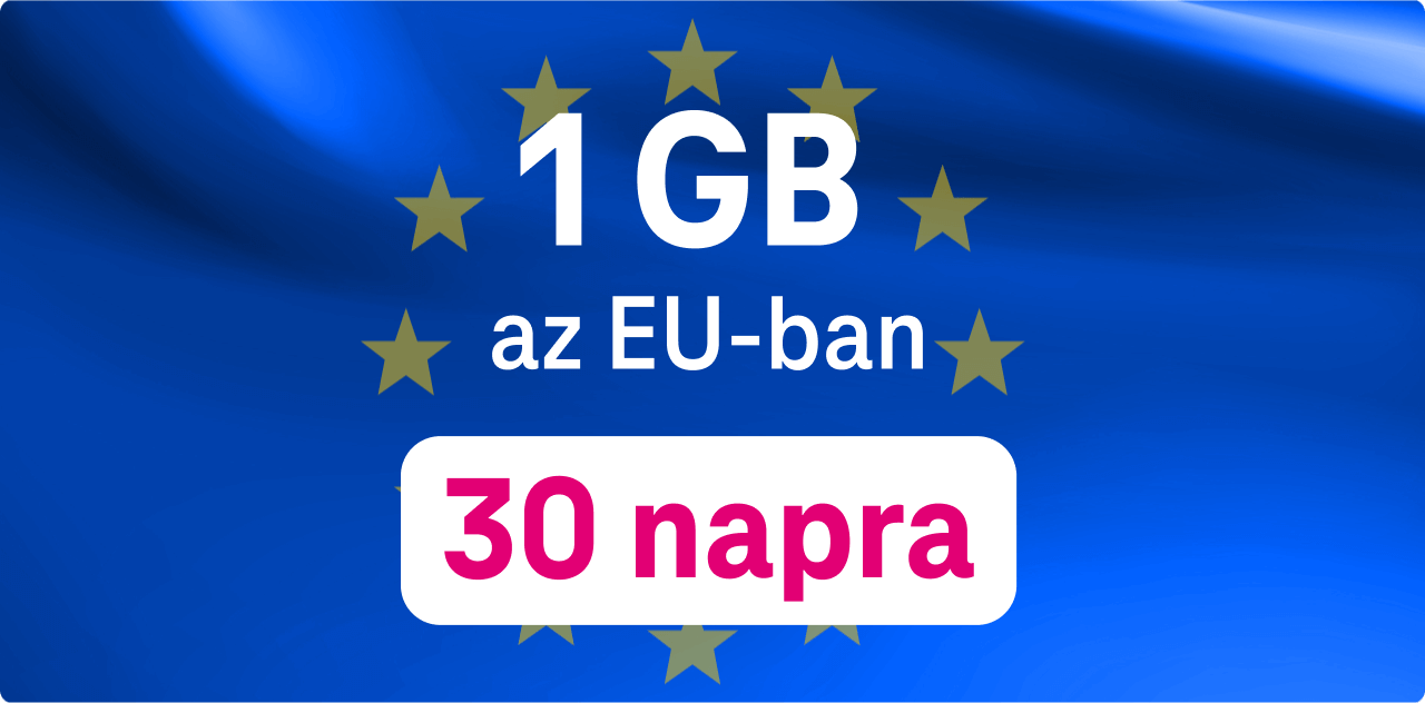 1 GB az EU-ban 30 napra