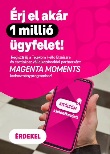 Csatlakozz vállalkozásoddal partnerként a Magenta Moments kedvezményprogramhoz!