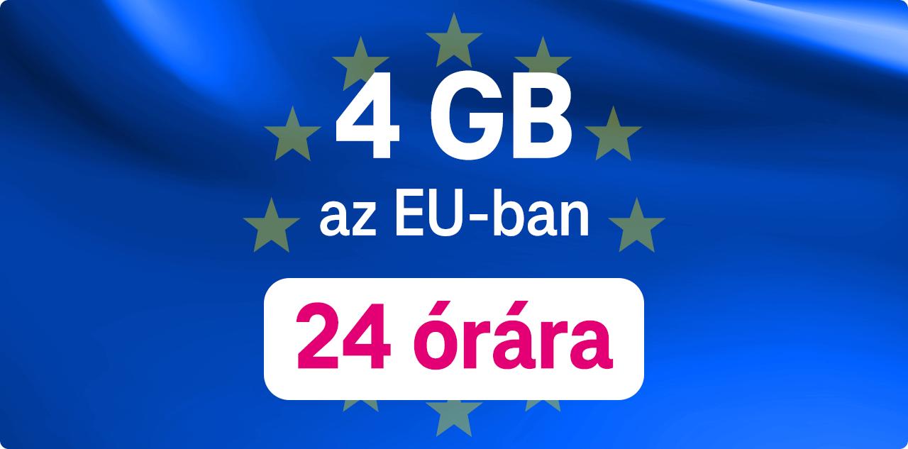 4 GB az EU-ban 24 órára